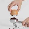 Coffee Tamper, Professional Espresso Hand Tampers 51/53/58mm, Adjustable Depth, Stainless Steel Coffee Tamper with Beech Wooden