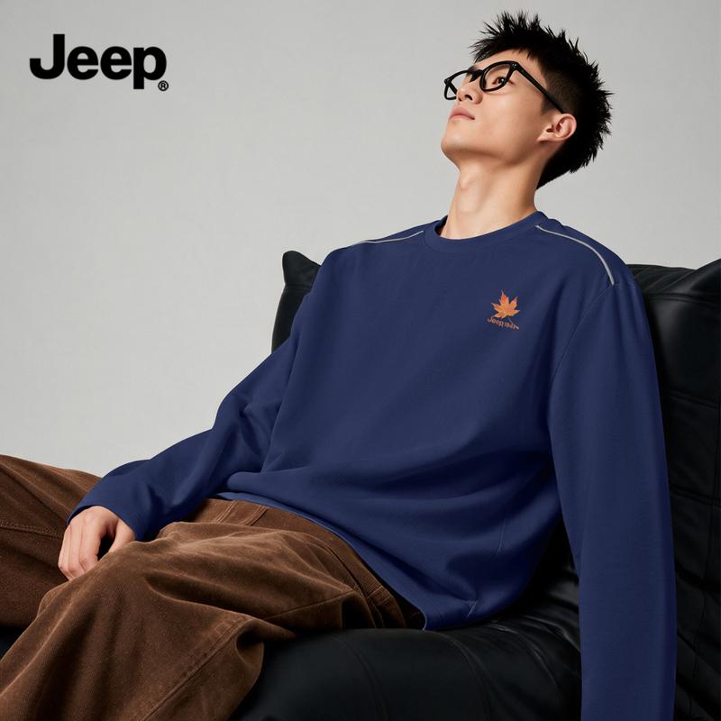 JEEP Men's Long Sleeve Casual T-Shirt