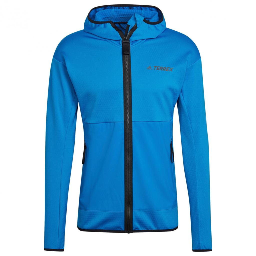 Jacket Adidas Terrex Hiking Jacket Tech Fleece Lite Hooded Shock Blue