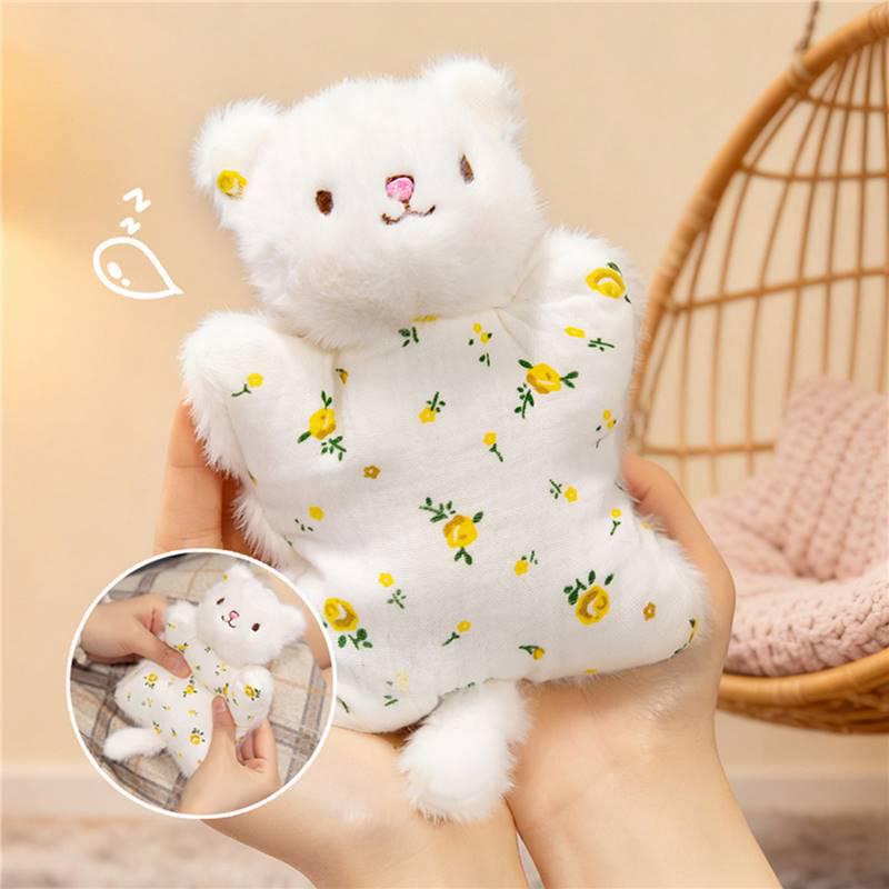 Panda Puppet Beanbag Plush Toy - Kitten & Rabbit Plushie Gift for Girls