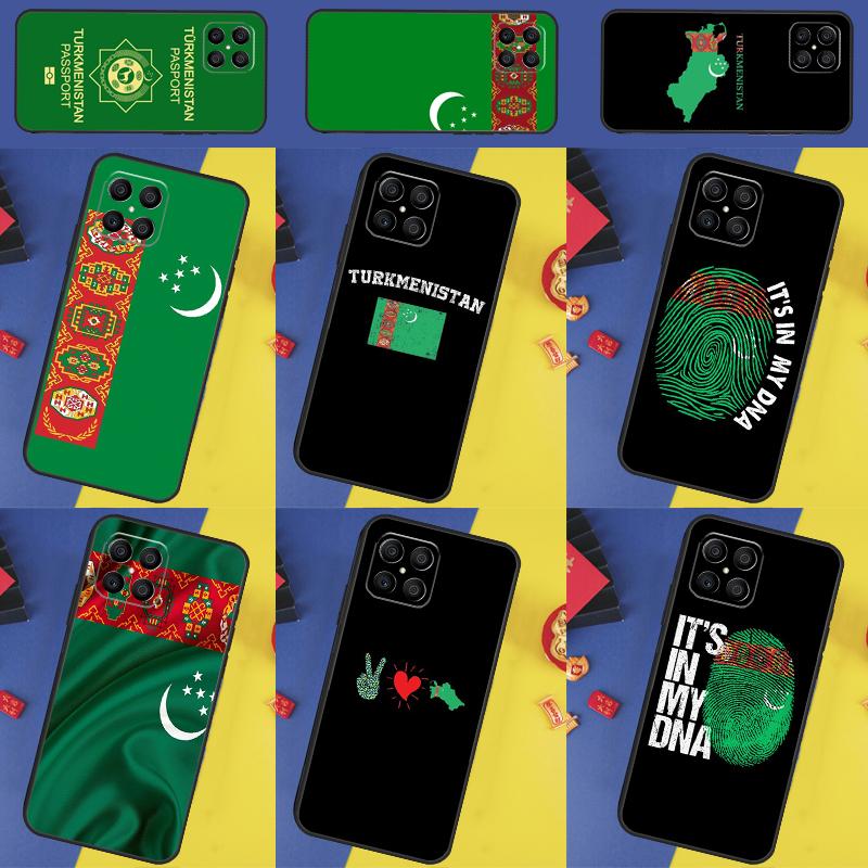 Turkmenistan Flag Case For Honor X8b X9b X9c X9a X8a X8 X9 50 70 90 Lite Honor 200 Lite Magic 7 5 6 Pro Cover