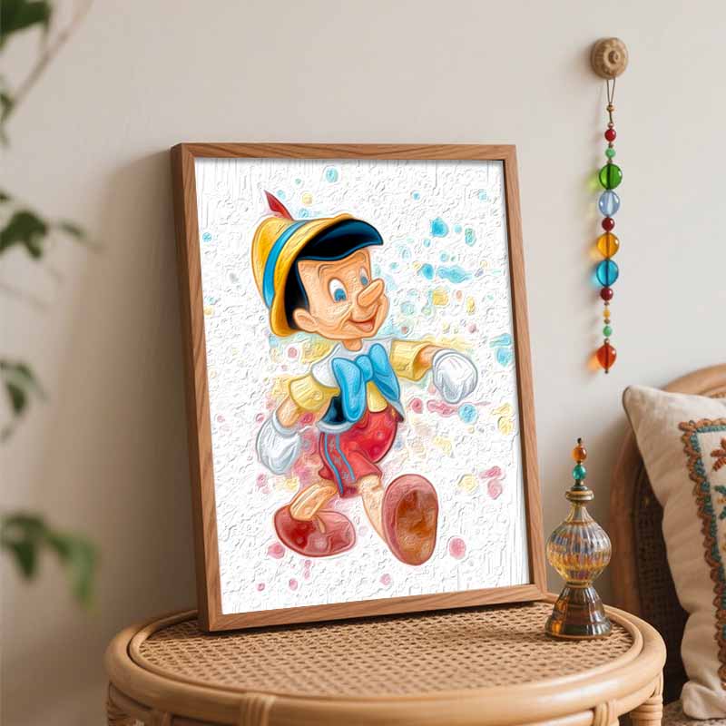 Disney Pinocchio Watercolor Painting Kit Home Wall Decor Handmade Gift Art Crafts Supplies DIY Painting Set For Creative Living Room