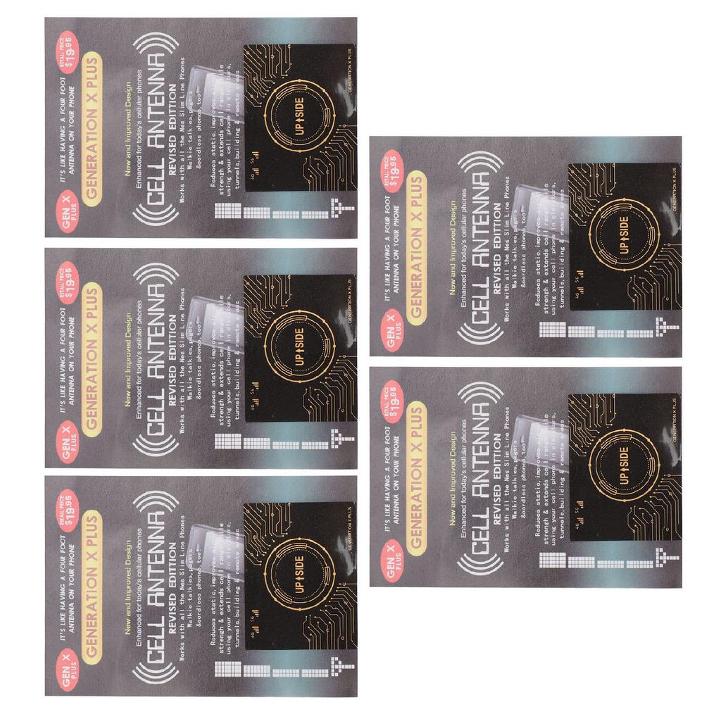 5pcs Mobile Phone Signal Enhancement Stickers Signal Antenna Booster Stickers For Elevators