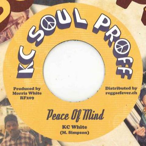 7inch Record KC WHITE - Peace Of Mind / Dub Version RF209 KC Soul Puff/Re 197- Europe Reggae, Ska & Dub Used
