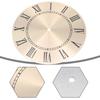 Aluminium Clock Dial Face Flat Profile Roman Numeral