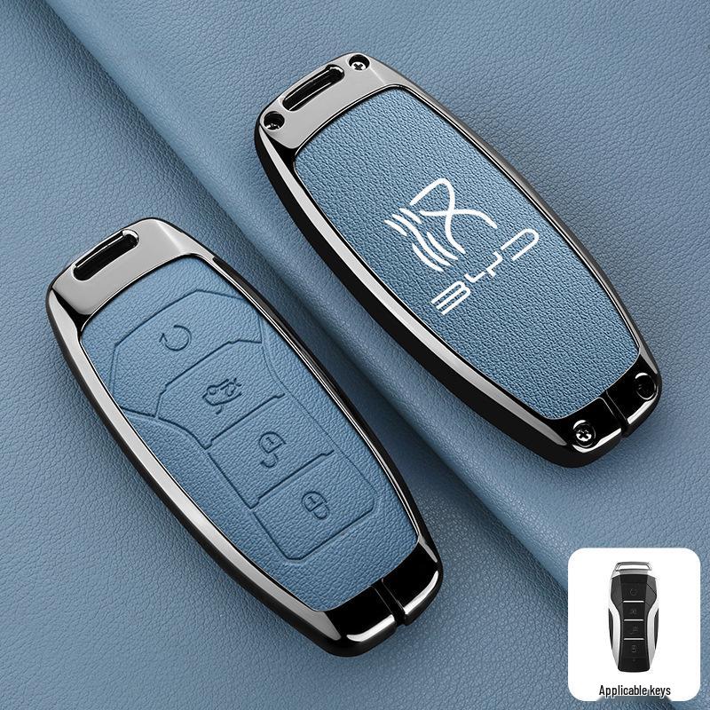 BYD Han EV Champion Edition Key Cover: NFC-enabled, metal buckle, premium men s case. Box packaging
