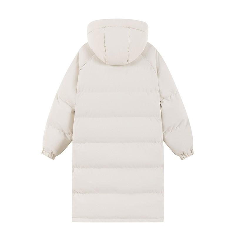 Medium-length Cotton Jacket for Men and Women In The Same Style Winter Loose Hooded Thickened Cotton Jacket for Couples