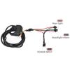 Bicycle Switch Sensitive 2 In 1 Non-slip Black E-bike Horn Headlight Combination Switch Button Bike Accessories for Outdoor