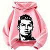 Boys Cristiano Ronaldo Hoodie CR7 Football Player Graphic Hooded Sweatshirt Kids Casual Long Sleeve Sport Pullover