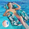 Sdraio Galleggiante Gonfiabile per Adulti, Sedia Galleggiante Portatile per Piscina, Sdraio Pieghevole per Piscina, Lago, Spiaggia, Rilassamento Estivo