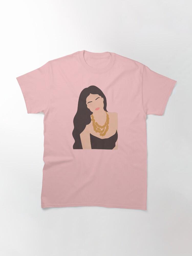 T-shirt Classica con Illustrazione Lineless di Selena Gomez