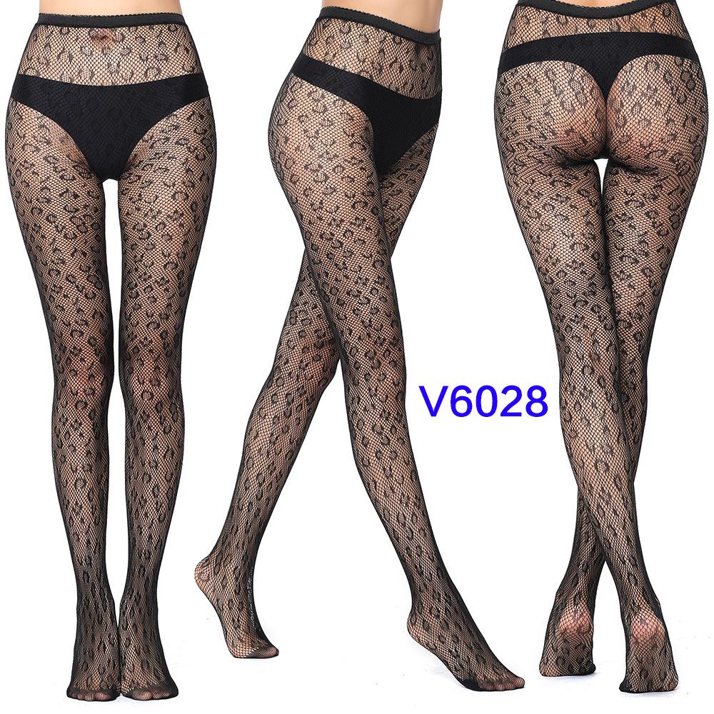 Fishnet Stockings Lace Patterned Tights High Waist Pantyhose Fishnets for Women