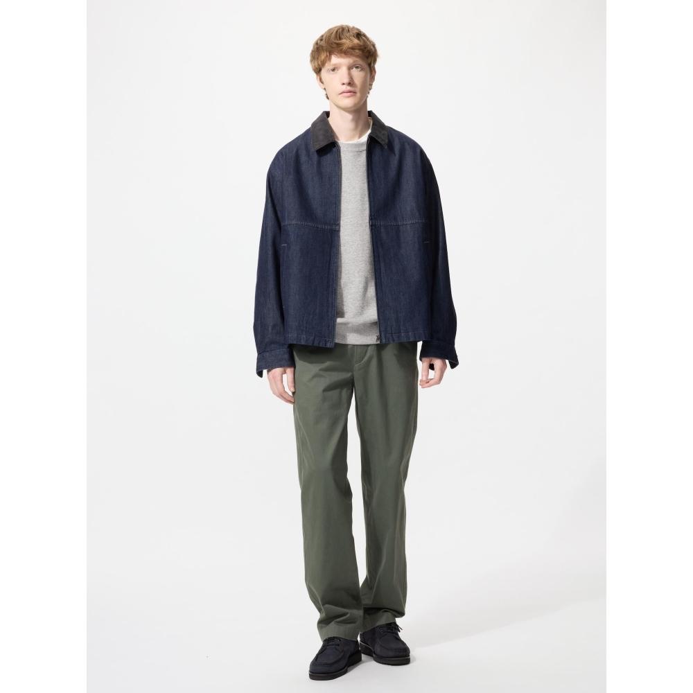 

Прямые брюки-чинос Uniqlo 56 OLIVE/MEN 73