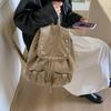 Niche Canvas Bag New Casual Simple Backpack Women's Large-capacity Design Commuter Backpack