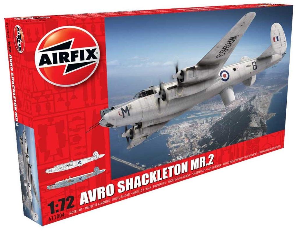 Airfix Avro Shackleton Plastic Model 1/72 MR.2