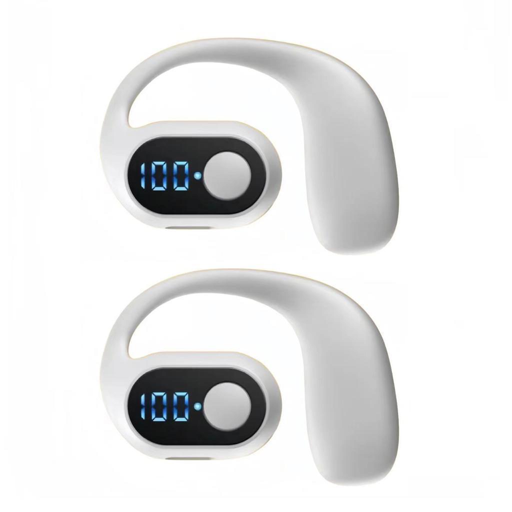 180° Rotating Hifi Stereo Waterproof Wireless Bluetooth Air Conduction Earphone Single Earhook Wear Noise Reduction Earbud With