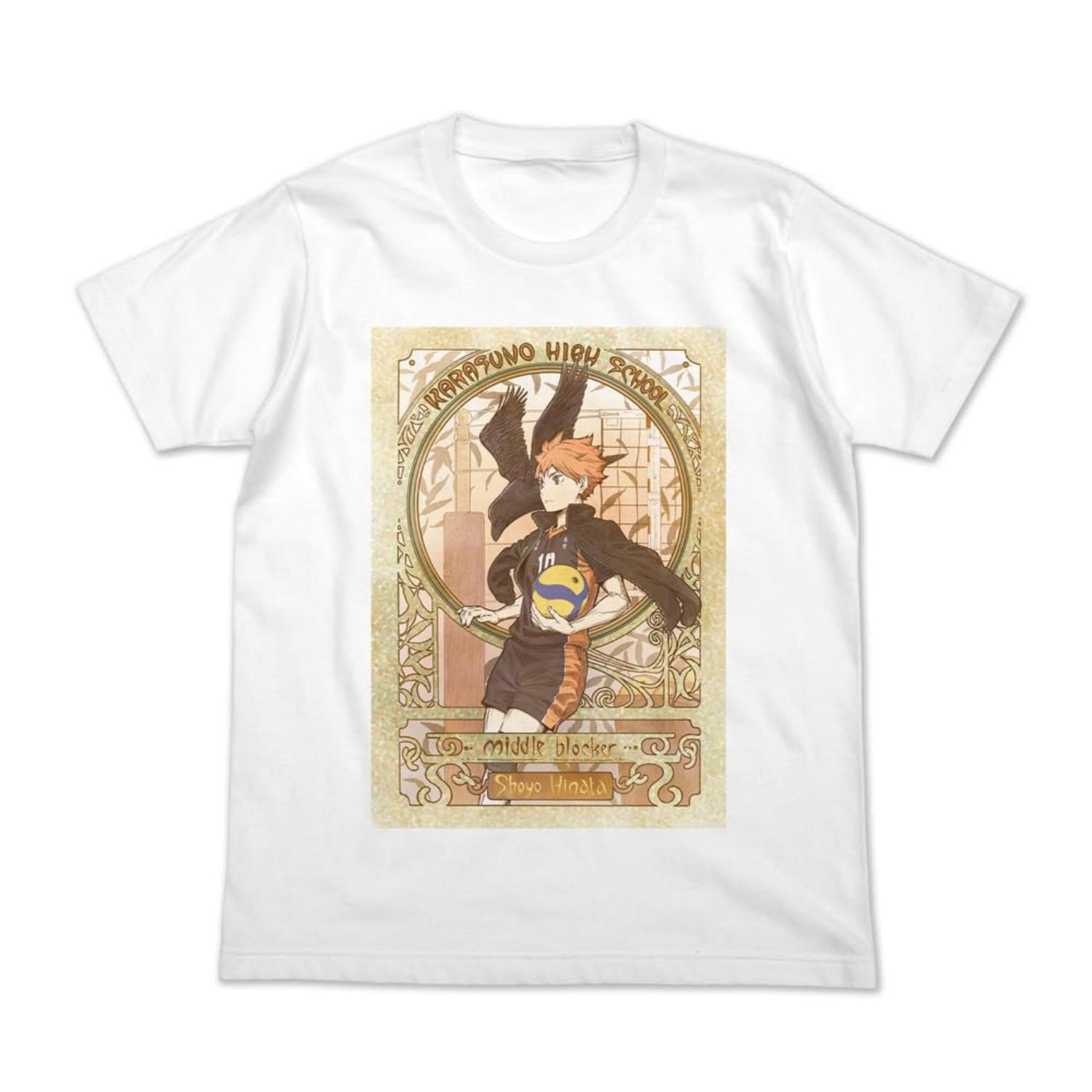 

Cospa Shoyo Hinata Full Color Flying WHITE L Size [Official] Haikyu!! T-shirt Ver XXXXXL