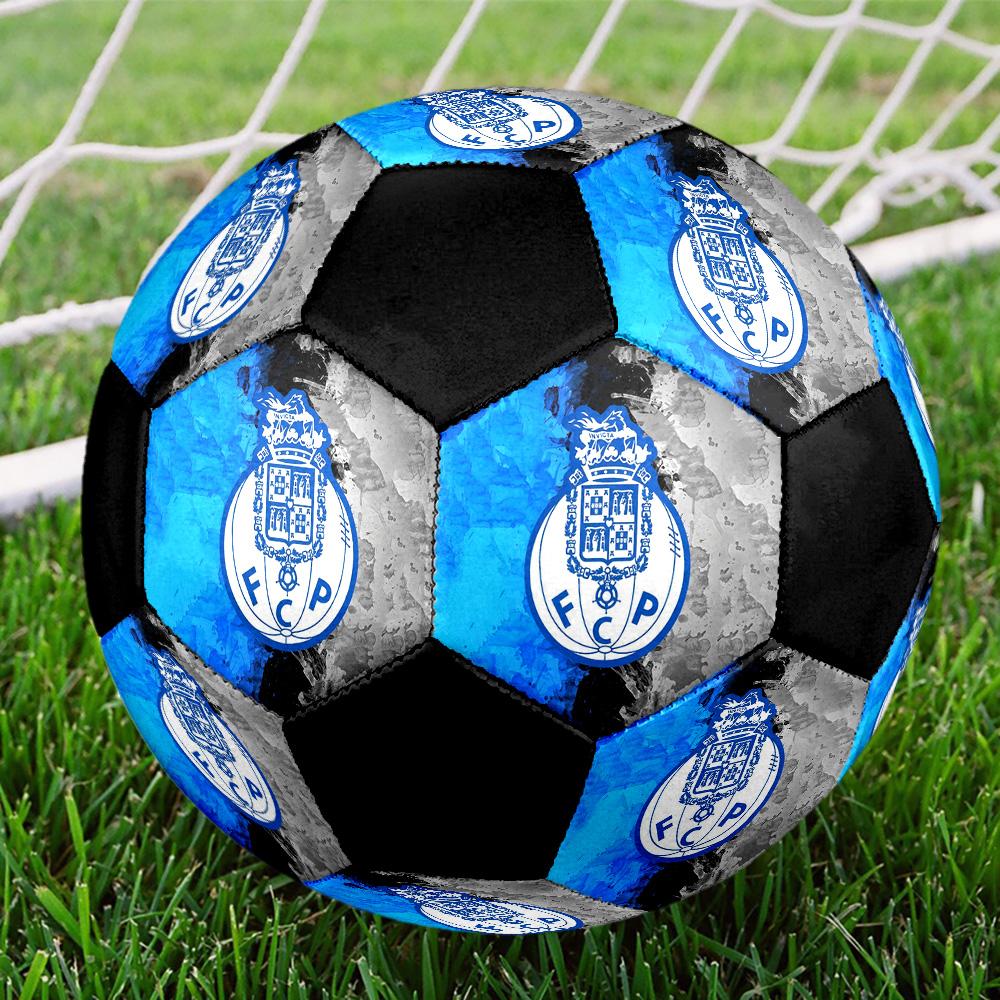 Futebol Clube do Porto Soccer Ball Colorful All Ages Machine Stitched PVC Competition Ready Durable High-Bounce.SIZE5