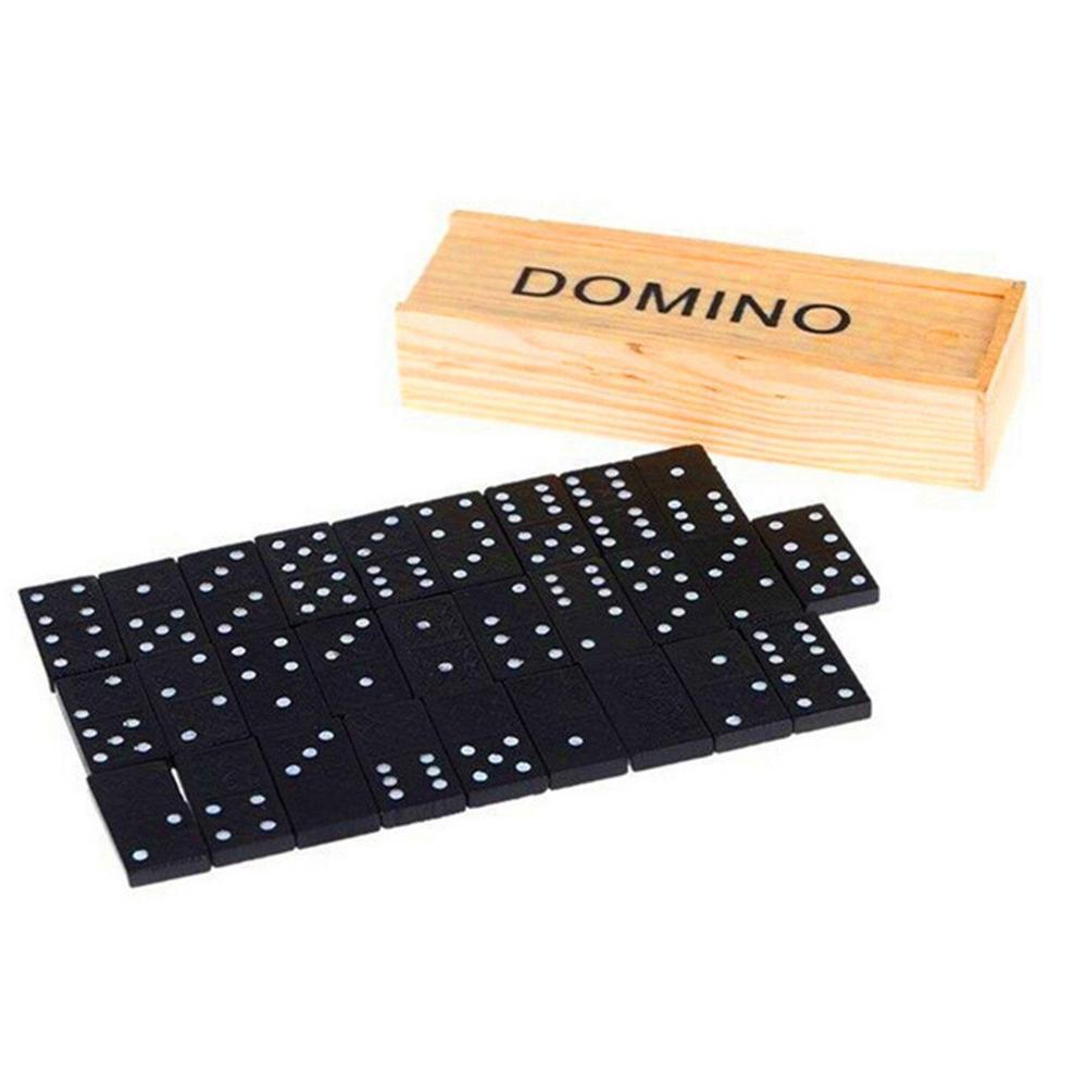 Domino chess set-high-quality board game toys equipped with sturdy storage boxes very suitable for family game nights Entertain