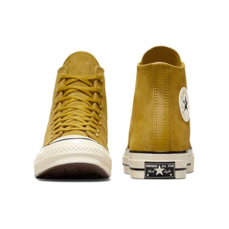 Converse Chuck 70 Plus Casual Simple High-Top Canvas Shoes Unisex Sneakers Yellow A05598C