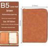 Custom Business Notebook with Zipper Bag - Multifunctional A6/B5 Notepad & Manager Folder
