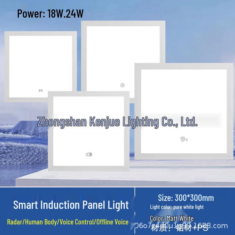 

OEING Sound & Light Control 24W LED Panel Light