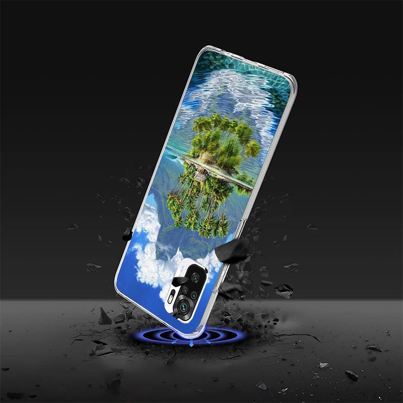 Sommer Strand Sonnenuntergang Meer Palme Handyhülle Für Xiaomi Redmi Note 15 14 13 12S 12 11 Pro Plus 14S 11S 11E 10 10S 11T 5G Persona