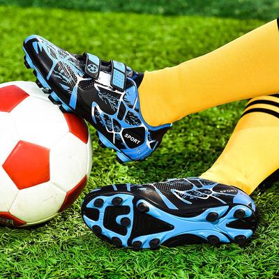 Chuteiras de Futebol Infantil Verde Five-a-side Crianças Futebol Treinamento Cano Baixo Pregos Longos Antiderrapantes Pregos de Borracha Tênis de Futebol
