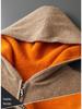 Men's Zipper Hooded Wool Cardigan - Thick Knitwear for Autumn/Winter