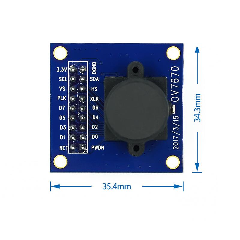 OV7670 Camera Module Kit with STM32 Driver for MCU Electronic Learning Integrated Board