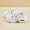 Spring New Female Student Sports Running Casual Street Shooting Thick Sole Heightening Versatile Dad Shoes Ins