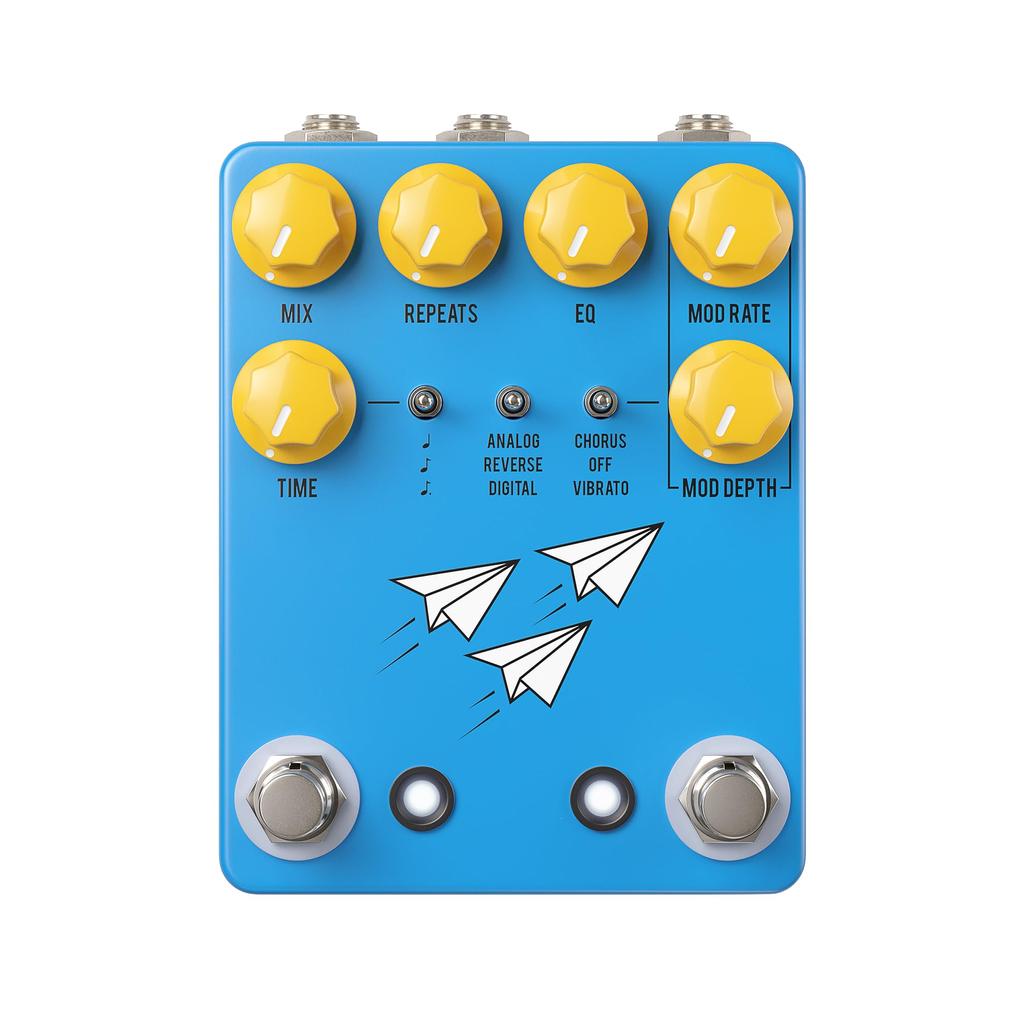 JHS flight delay pedal blue
