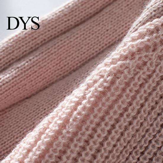 Casual Women Cardigan Sweater Coat V-Neck Lantern Long Sleeve Single Knitwear Breasted Knitted Solid Color Loose Minimalist Design