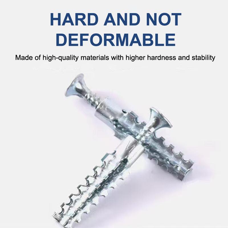 Light Duty Metal Expansion Anchors 1Pcs Strong Load Anti-Loosening Design for Household Shelf Mounting Repair