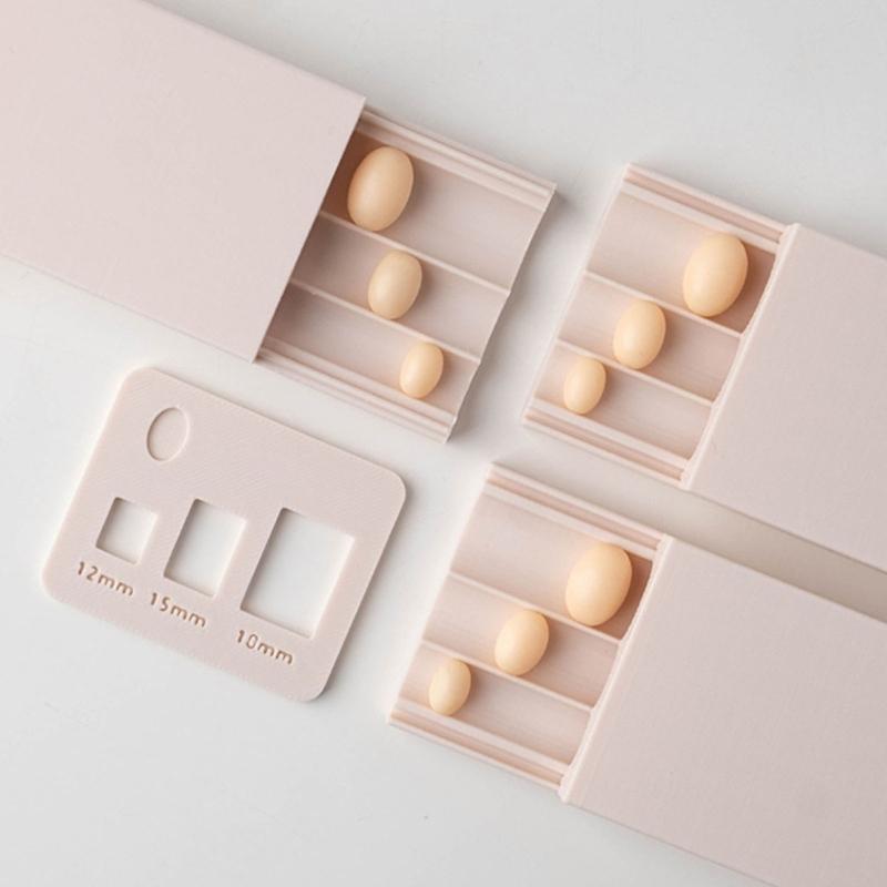 Polymer Clay Shaping Mold for Jewelry Making, Oval Raised Texture Tool with Guide Plate and PLA Three Channel Body, 2 Set Craft Kit