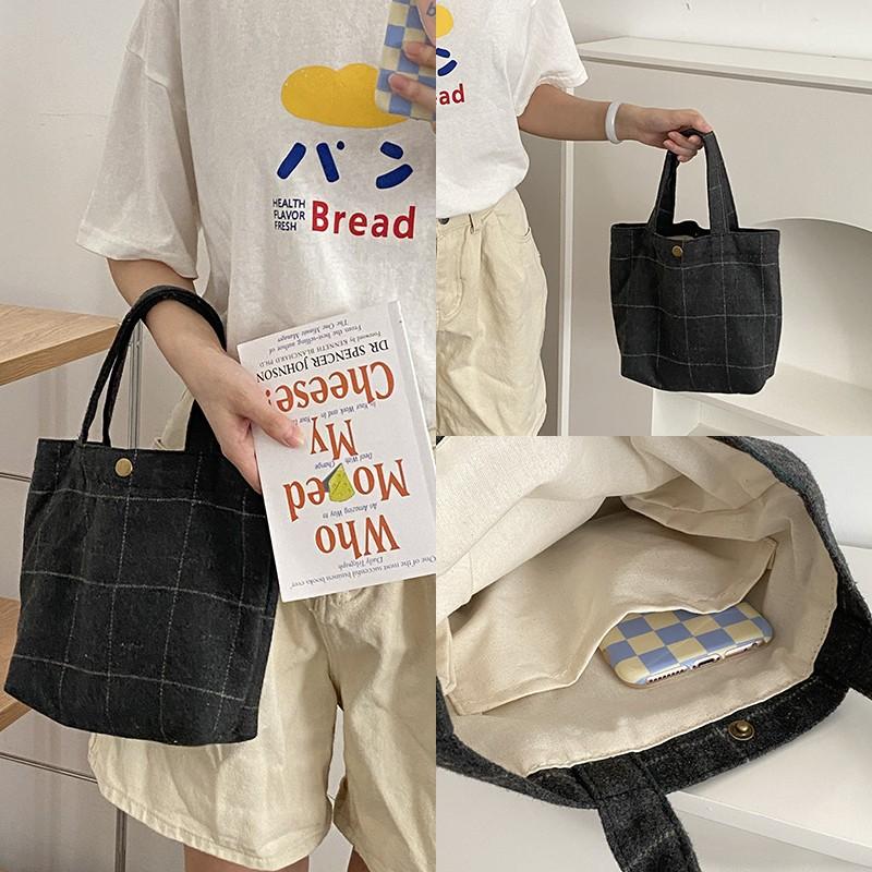 

Весна и Осень новая шерстяная сумка с вышивкой медведя женская новая простая маленькая сумка холщовая сумка большой вместимости