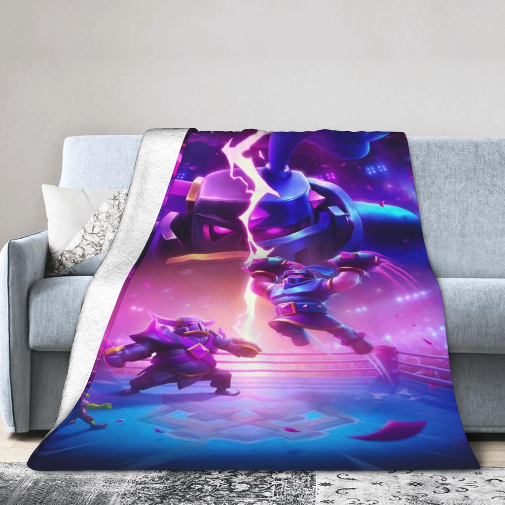 Clashes Royaleds Game Blankets  Fuzzy Funny Warm Throw Blanket for Bedspread Decoration