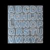 Silicone Alphabet Mould,Letter Non-Stick Chocolate Moulds,Baking Mold,Handmade Wax Resin Moulds,DIY Letter Jewelry Molds