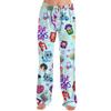 Womens Pajama Pants Sleepwear Casual Drawstring Elastic Waist Pants Comfy Straight Yoga Loose Trousers