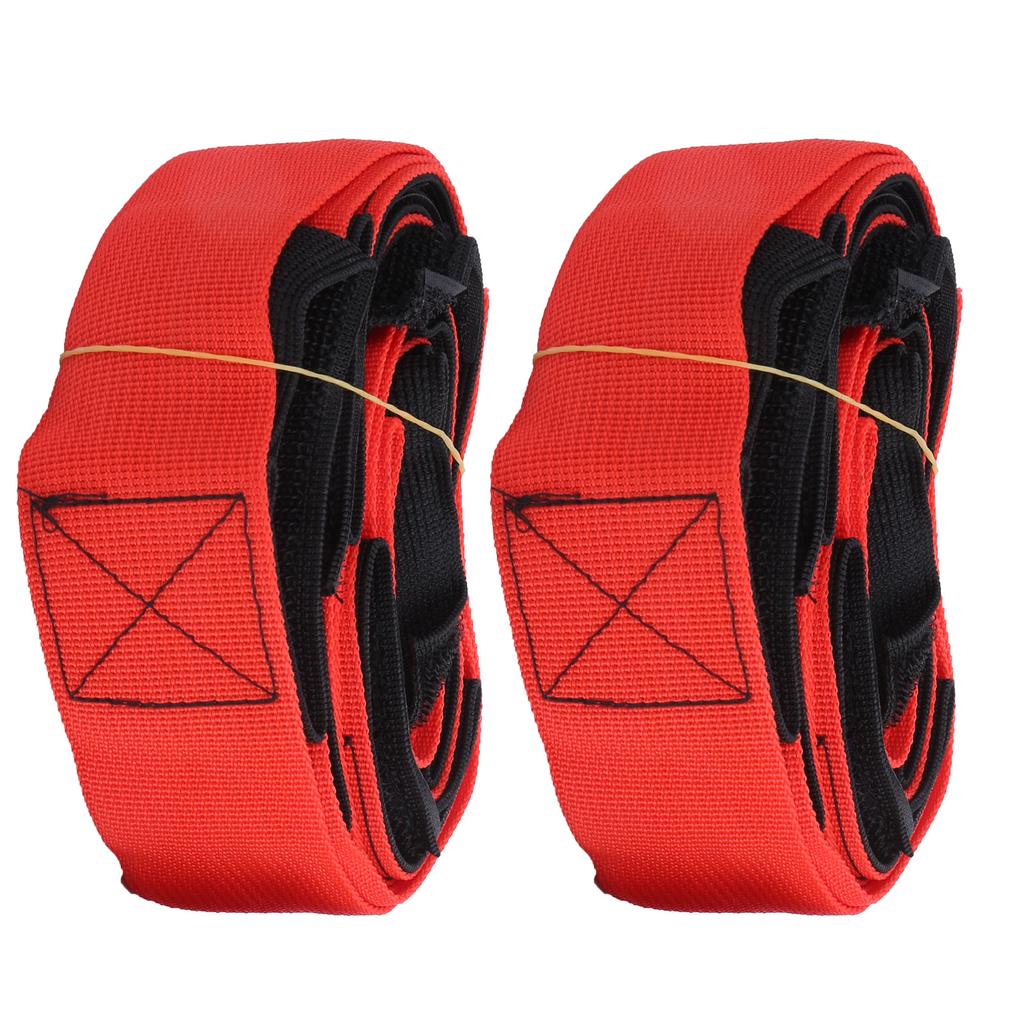 Fun Outdoor Sports 8 Legged Race Bands Giant Footstep Nylon Webbing Tram Game Activity