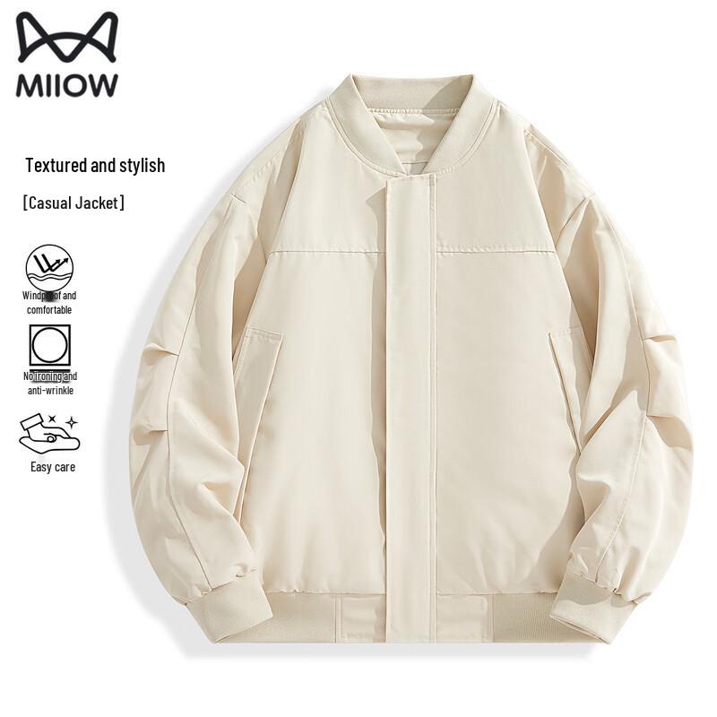 MaoRen Men's Spring Autumn Casual Baseball Jacket