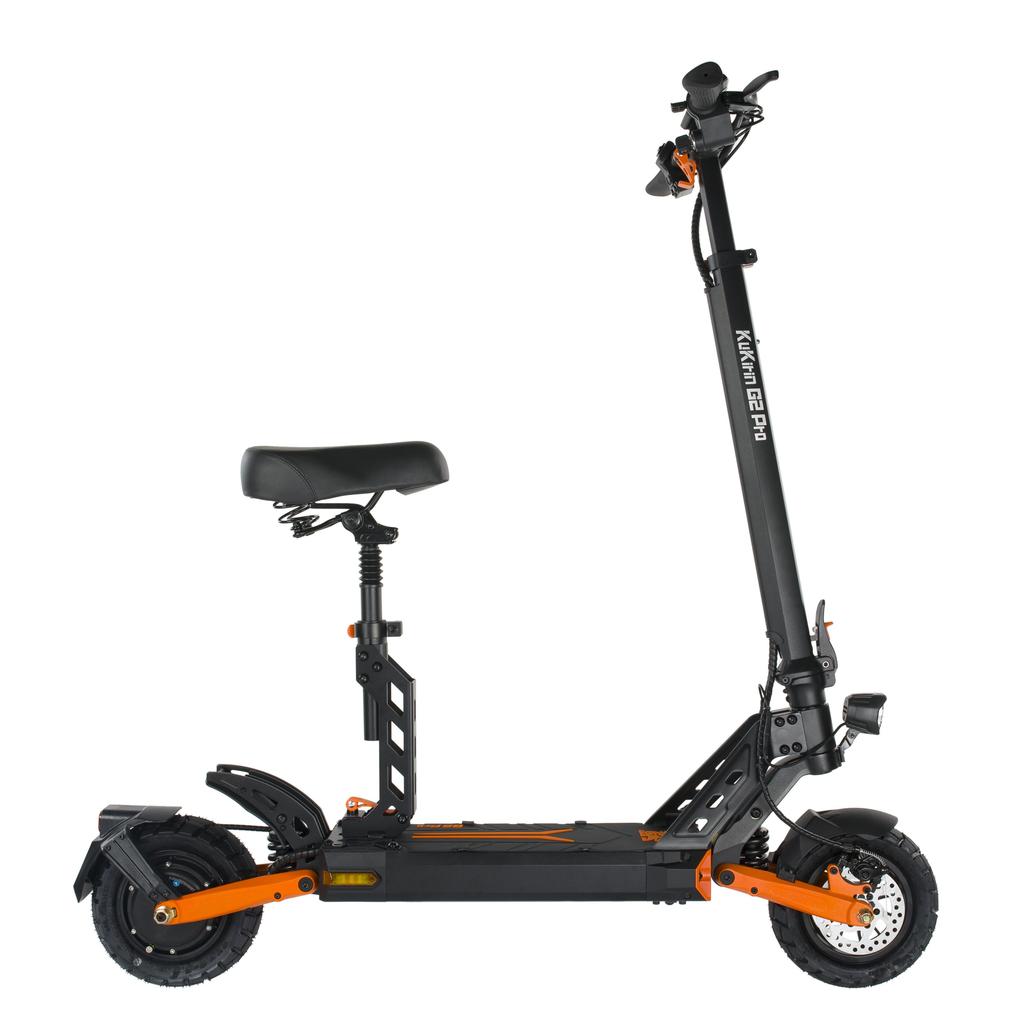KuKirin G2 Pro Foldable Electric Scooter 600W Rear Motor 48V 15.6Ah Battery 45km/h Speed 58km Range LED Display Lights