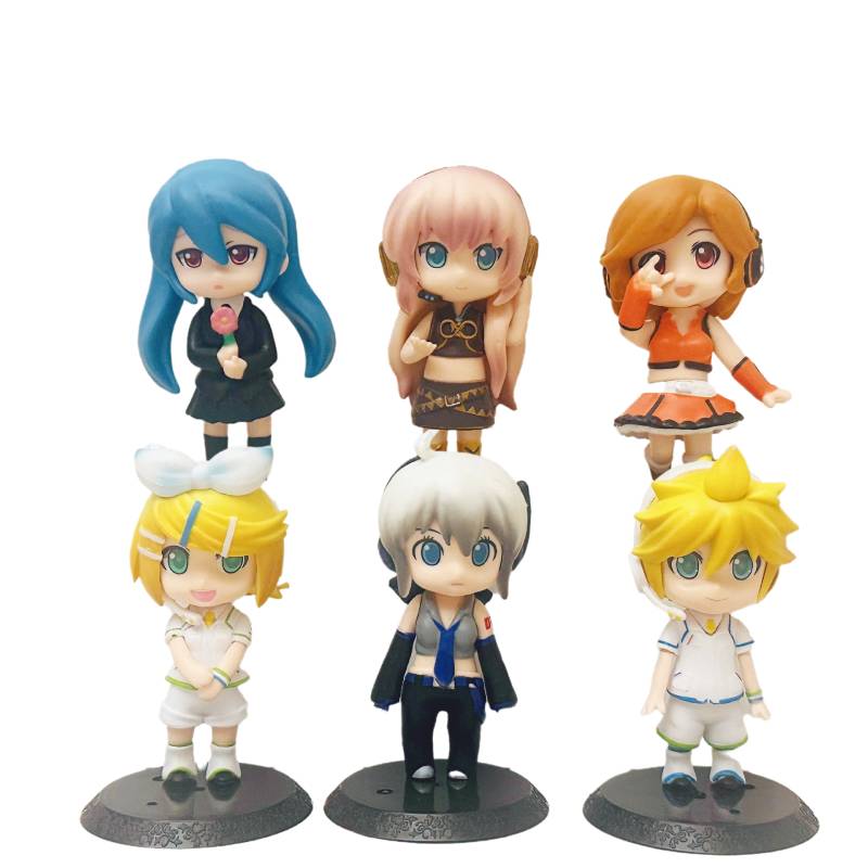

Hatsune Theme Miku Animation 6pcs Character Toy Doll Childrens Birthday Gift