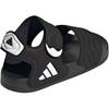 Adidas ADILETTE SANDAL 3.0 Support Low top Sandal Black White Kids' HQ0114
