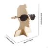 Wooden Eyeglass Holder Display Stand,Sturdy Creative Sunglasses Rack Eyewear Stand for