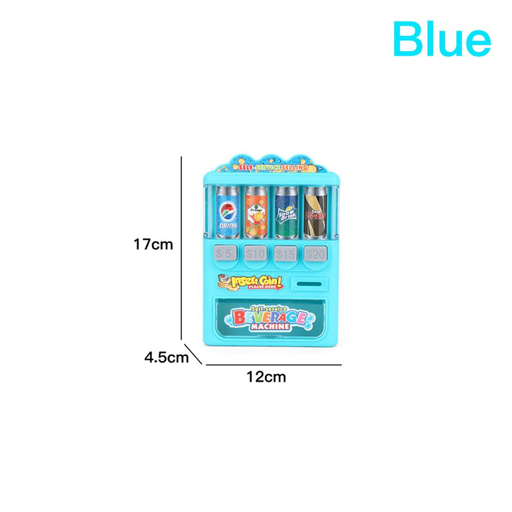 Låtsaslek för barn Leksak Dryckesautomater med Simuleringsmynt Rollspel Pedagogisk Presentleksak