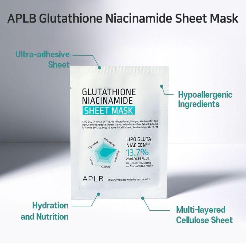 APLB - Glutathione Niacinamide Sheet Mask