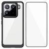 For Xiaomi 15 Pro Phone Case WANLONFENG XC Series TPU Acrylic Cover with Tempered Glass (Big Lens Hole)