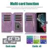 Crossbody Wallet Phone Case for Samsung Galaxy S21 S23 FE S24 S22 Plus S25 Ultra A16 A06 A36 A56 A15 A55 A35 Card Holder Leather