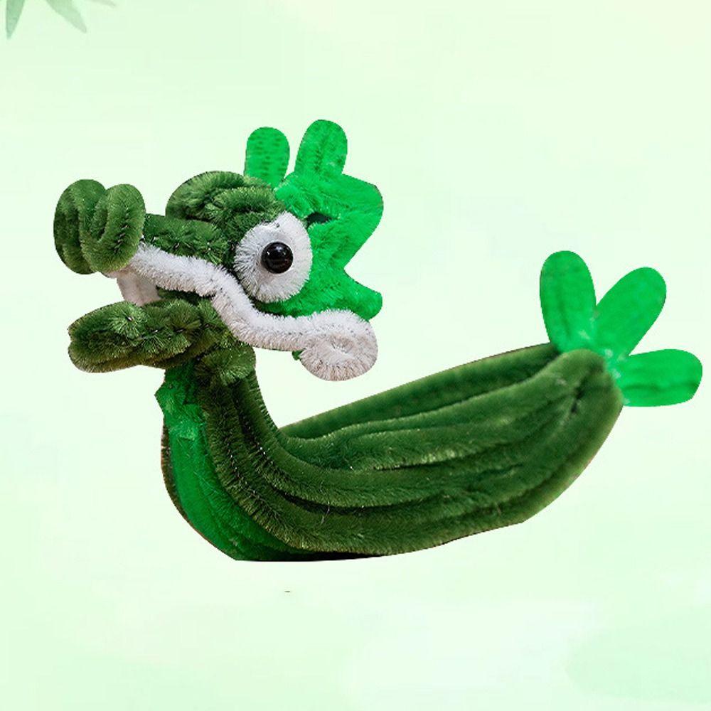 Ručně vyráběné hračky dračí lodě v čínském stylu Kreslená loď DIY Materiálový balíček Festival dračích lodí